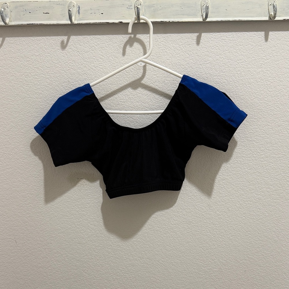 Bwear Black and Blue Crop Top
